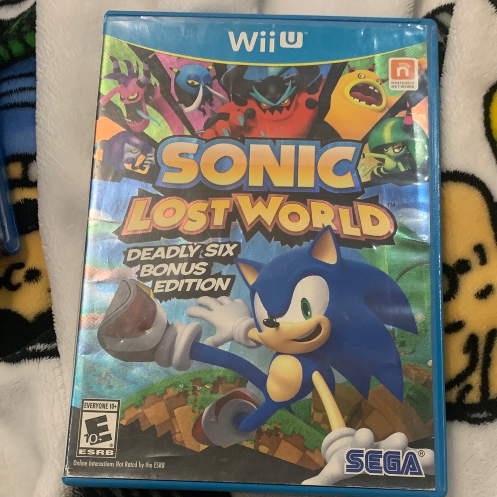 SEGA Sonic Lost World Deadly Six Bonus Edition Nintendo Wii U 2013 PreOwned